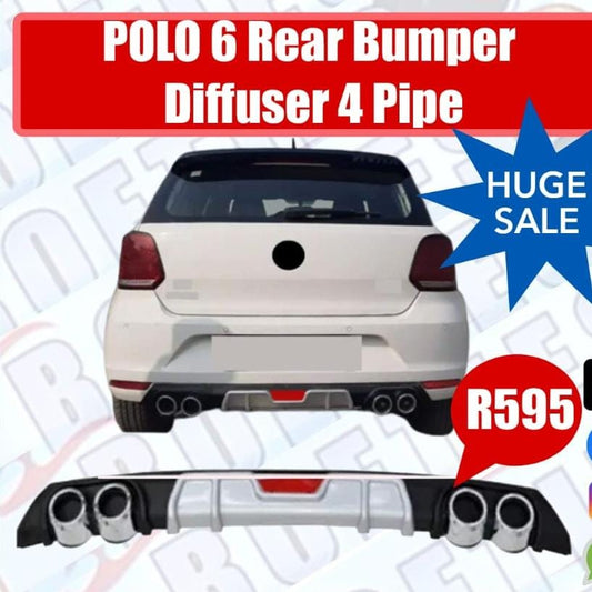 Universal 4 Pipe Rear Diffuser